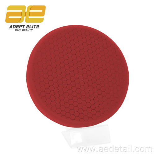 Honeycomb shape convex backing buffing pad